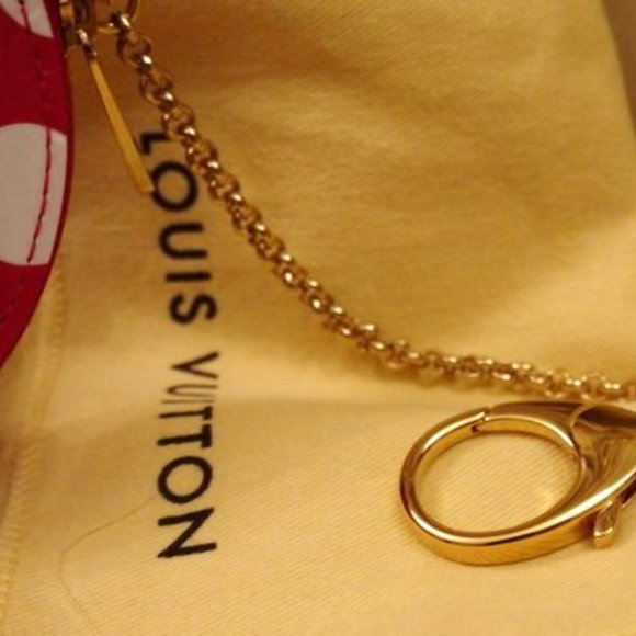 LOUIS VUITTON x YAYOI KUSAMA 'Chapeau Polka Dots' (Red) Monogram Coin Purse NIB! - Picture 7 of 16